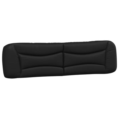 Cuscino Testiera Hvar Nero 200 cm in Similpelle
