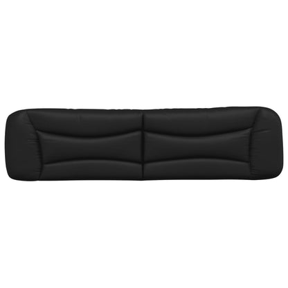 Cuscino Testiera Hvar Nero 200 cm in Similpelle