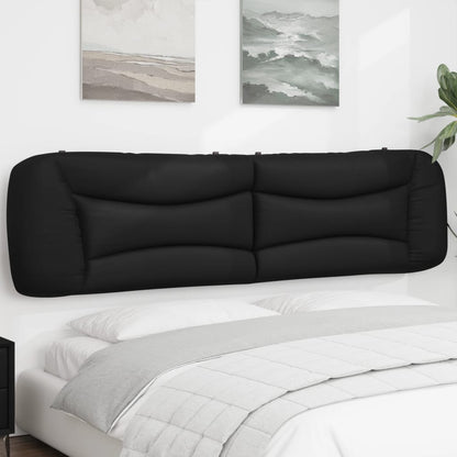 Cuscino Testiera Hvar Nero 200 cm in Similpelle