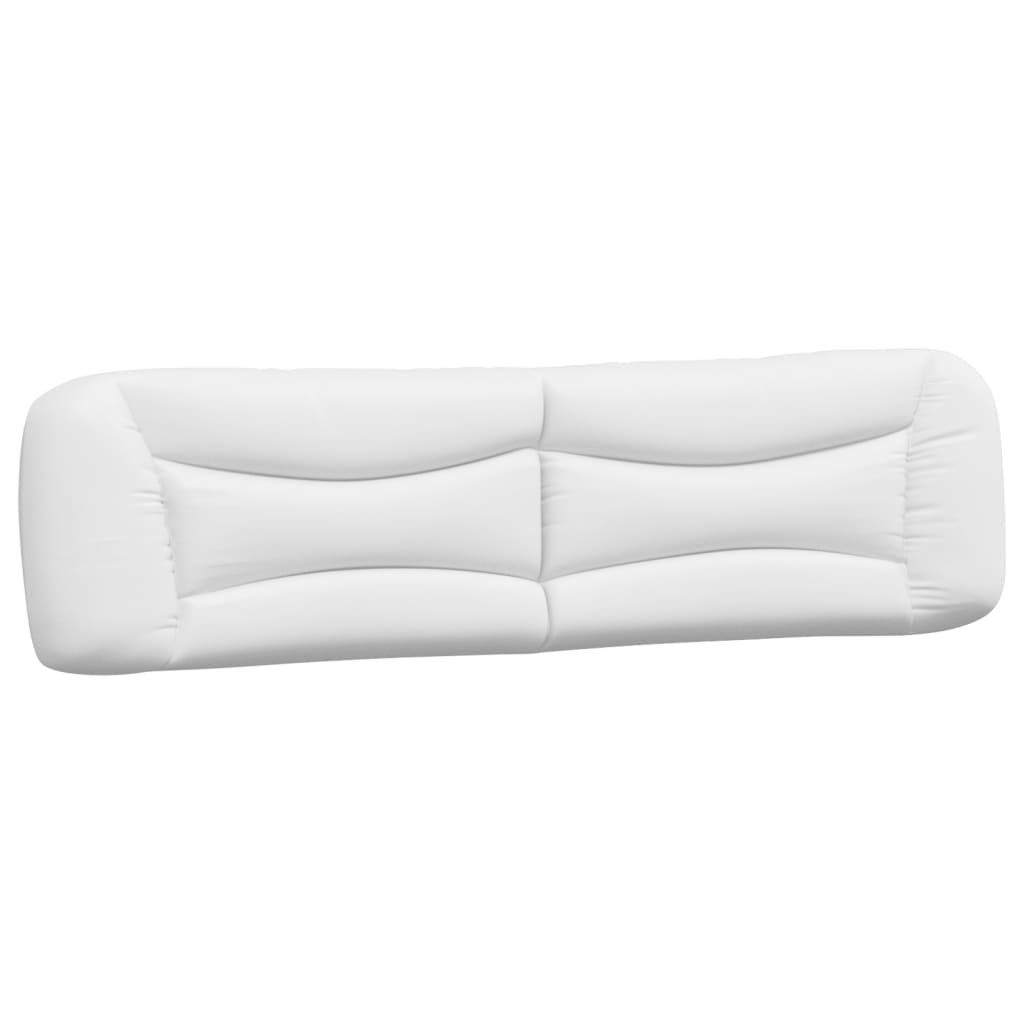 Cuscino Testiera Hvar Bianco 200 cm in Similpelle