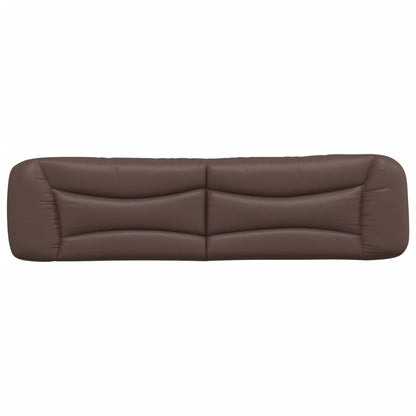 Cuscino Testiera Hvar Marrone 200 cm in Similpelle