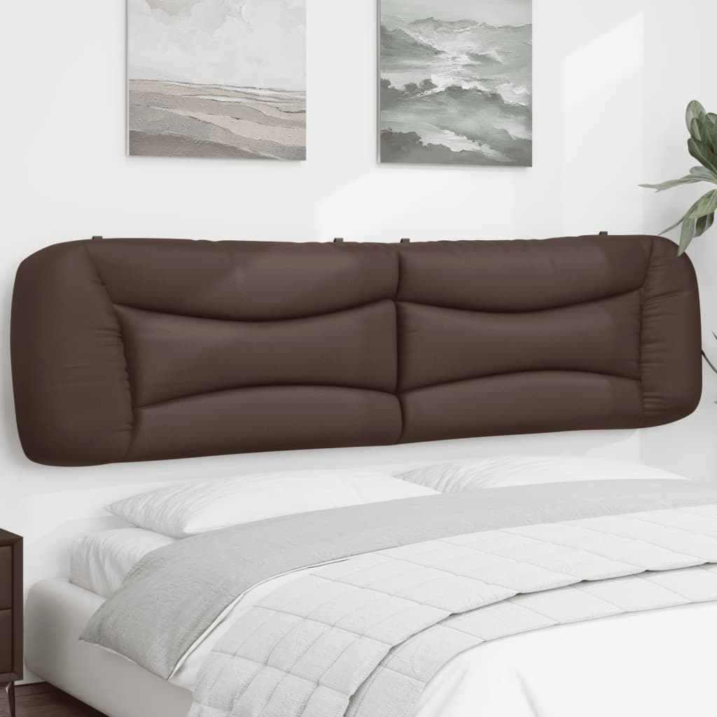 Cuscino Testiera Hvar Marrone 200 cm in Similpelle