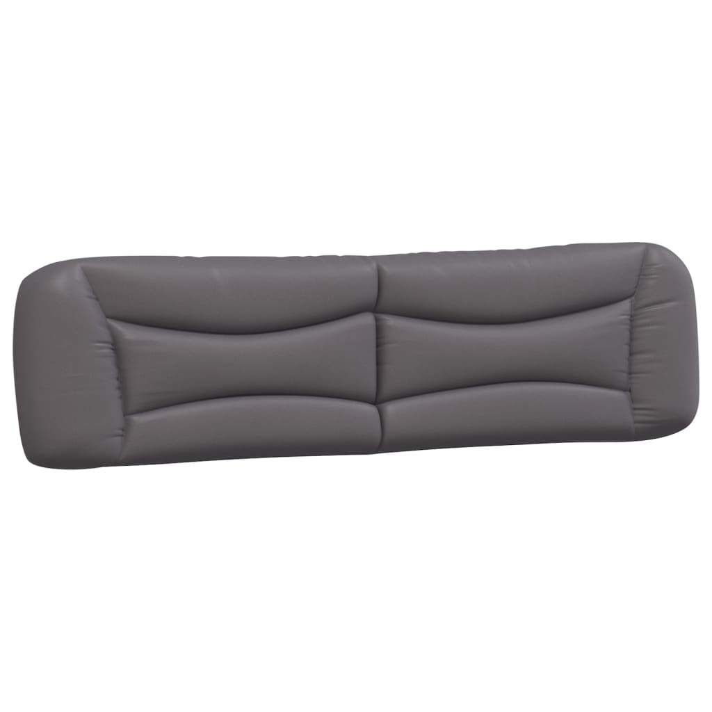Cuscino Testiera Hvar Grigio 200 cm in Similpelle