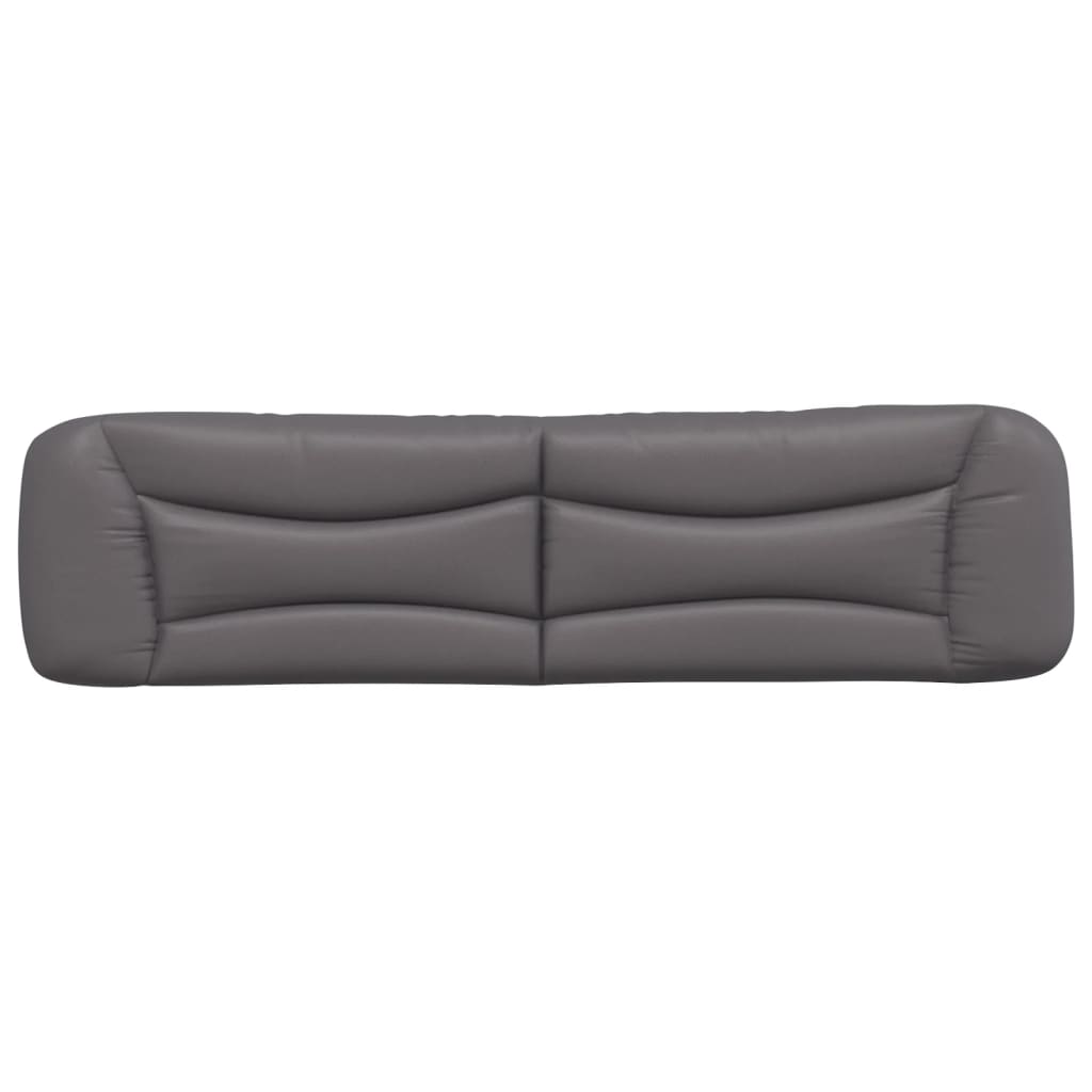 Cuscino Testiera Hvar Grigio 200 cm in Similpelle