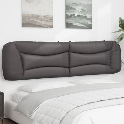 Cuscino Testiera Hvar Grigio 200 cm in Similpelle