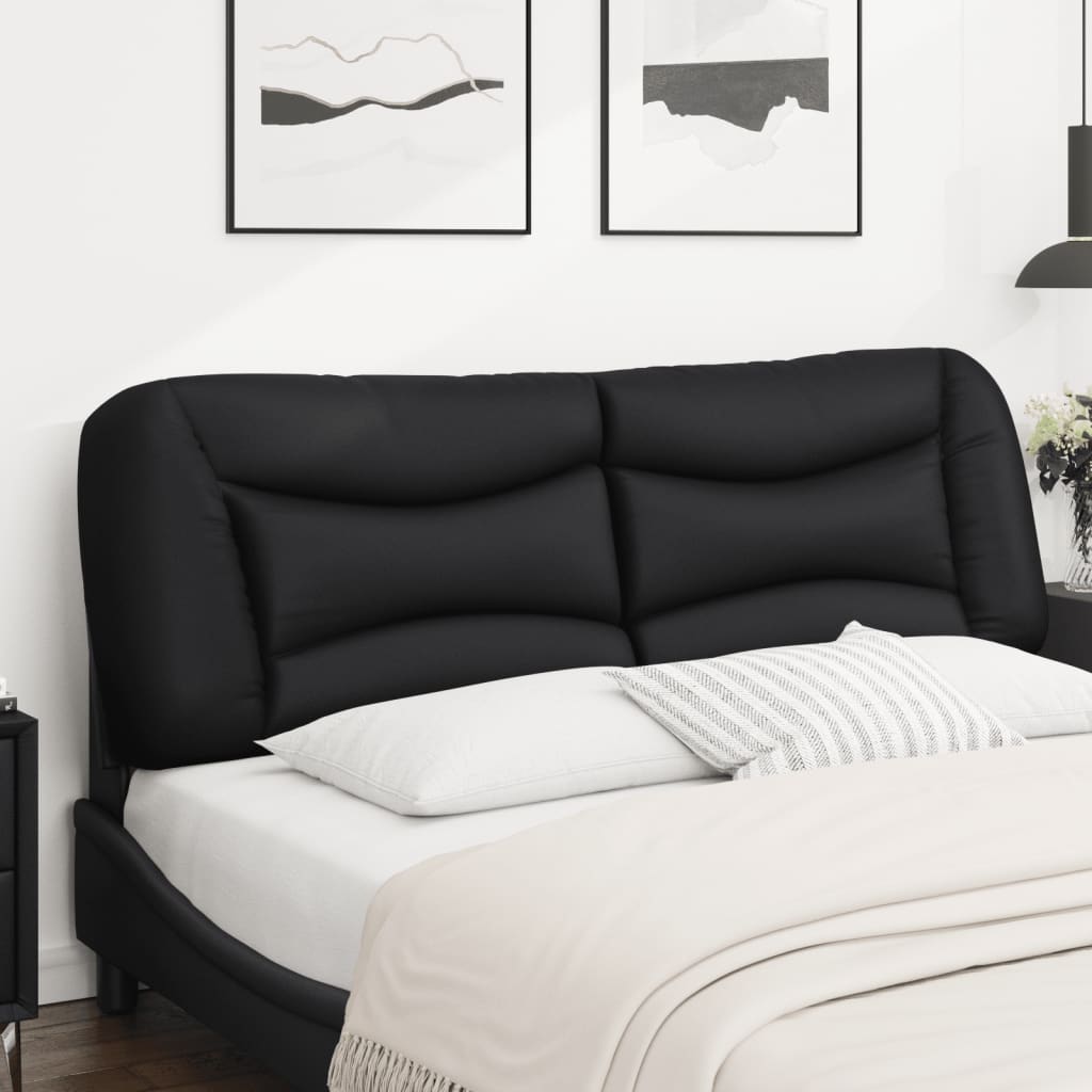 Cuscino Testiera Hvar Nero 152 cm in Similpelle