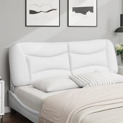 Cuscino Testiera Hvar Bianco 152 cm in Similpelle