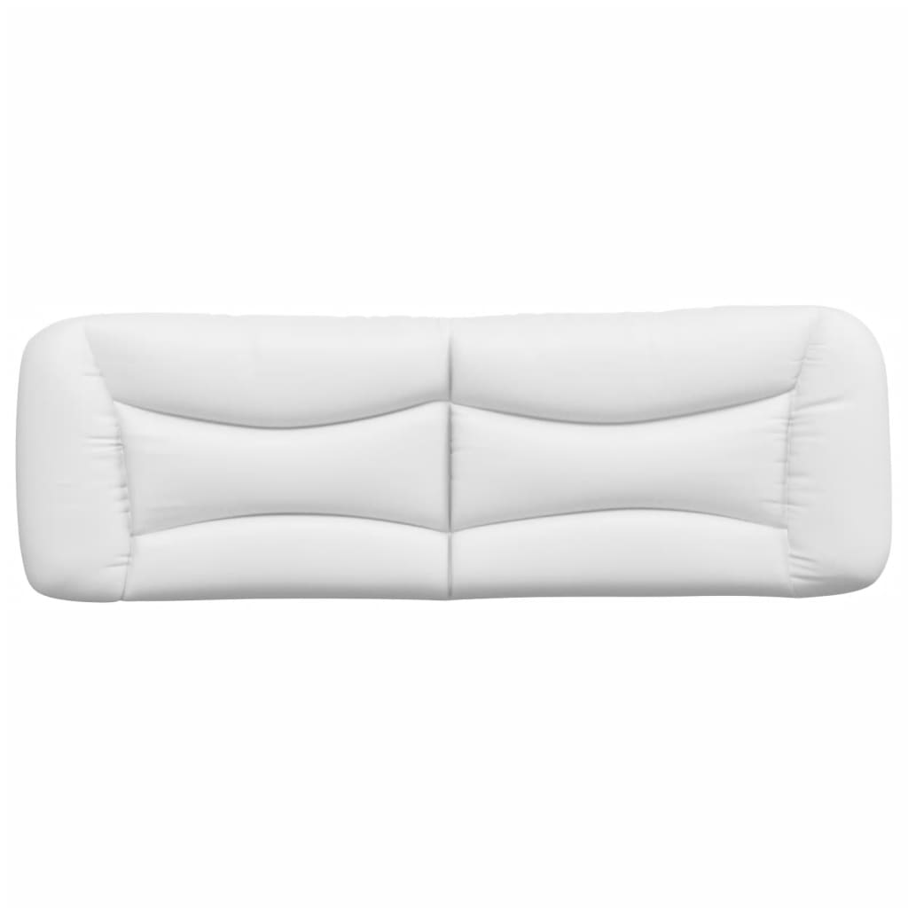 Cuscino Testiera Hvar Bianco 152 cm in Similpelle
