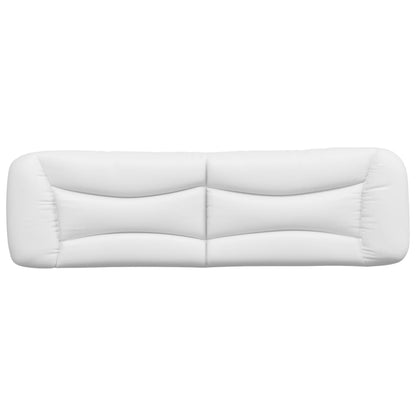 Cuscino Testiera Hvar Bianco 193 cm in Similpelle