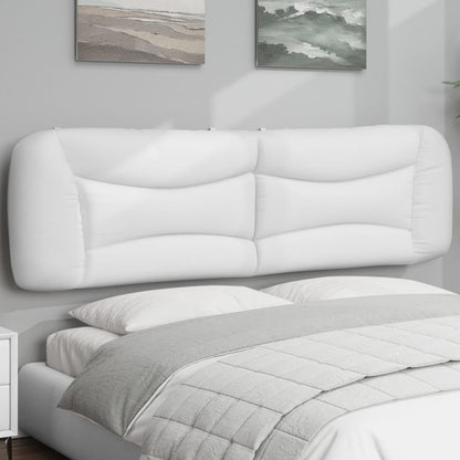 Cuscino Testiera Hvar Bianco 193 cm in Similpelle