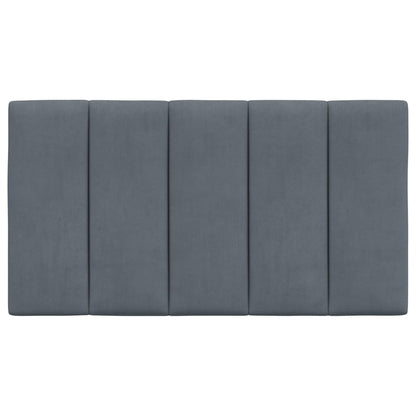 Cuscino Testiera Hanko Grigio Scuro 80 cm in Velluto