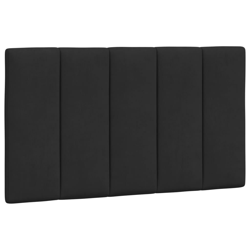 Cuscino Testiera Hanko Nero 80 cm in Velluto
