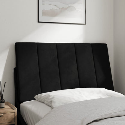 Cuscino Testiera Hanko Nero 80 cm in Velluto