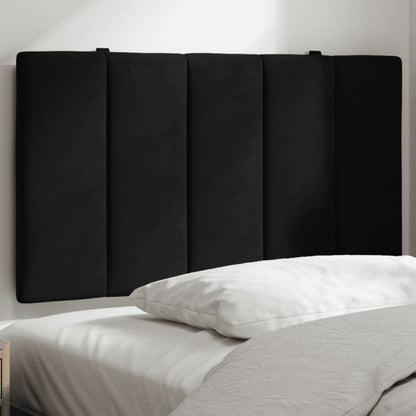 Cuscino Testiera Hanko Nero 80 cm in Velluto