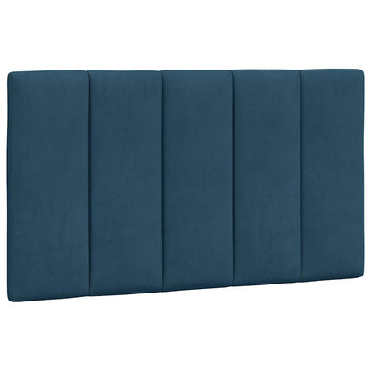 Cuscino Testiera Hanko Blu 80 cm in Velluto