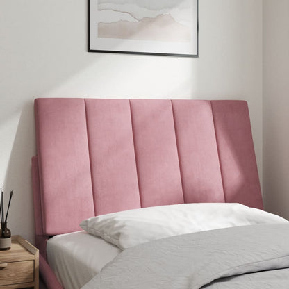Cuscino Testiera Hanko Rosa 80 cm in Velluto