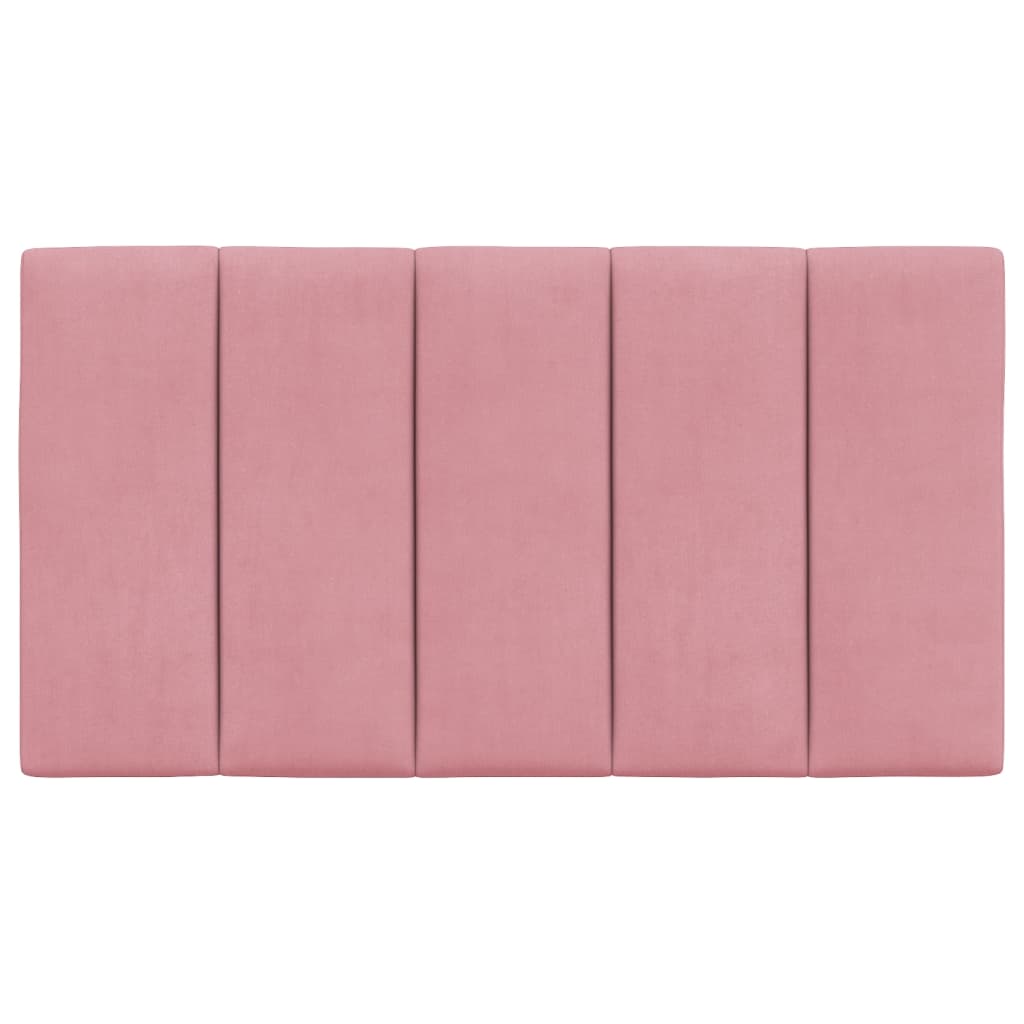 Cuscino Testiera Hanko Rosa 80 cm in Velluto