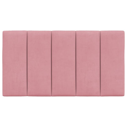 Cuscino Testiera Hanko Rosa 80 cm in Velluto