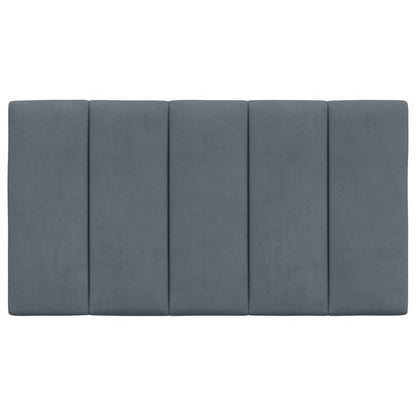Cuscino Testiera Hanko Grigio Scuro 90 cm in Velluto