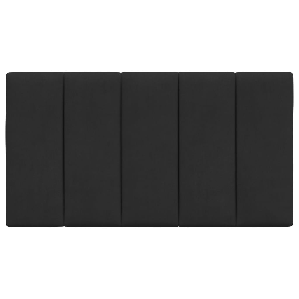 Cuscino Testiera Hanko Nero 90 cm in Velluto