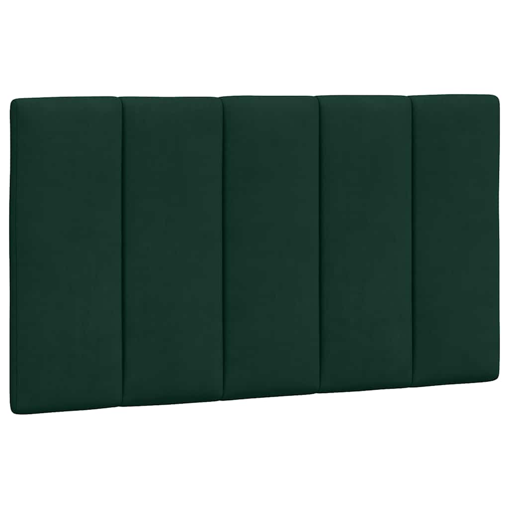 Cuscino Testiera Hanko Verde Scuro 90 cm in Velluto
