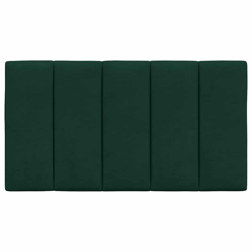 Cuscino Testiera Hanko Verde Scuro 90 cm in Velluto