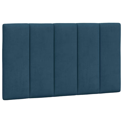 Cuscino Testiera Hanko Blu 90 cm in Velluto