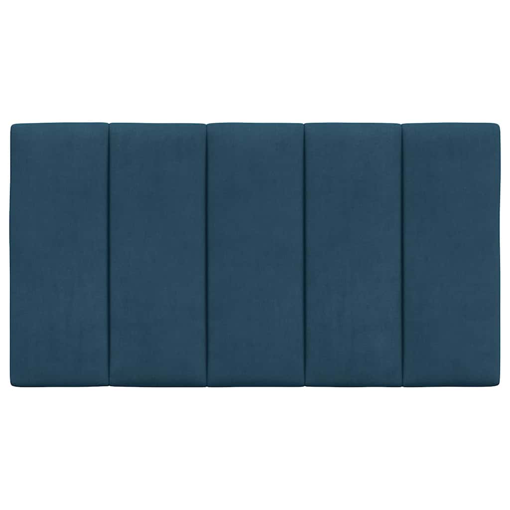 Cuscino Testiera Hanko Blu 90 cm in Velluto