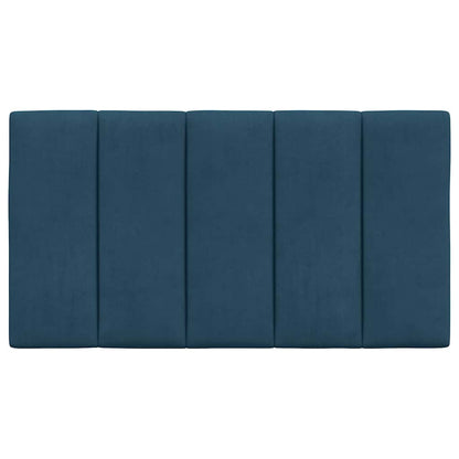 Cuscino Testiera Hanko Blu 90 cm in Velluto