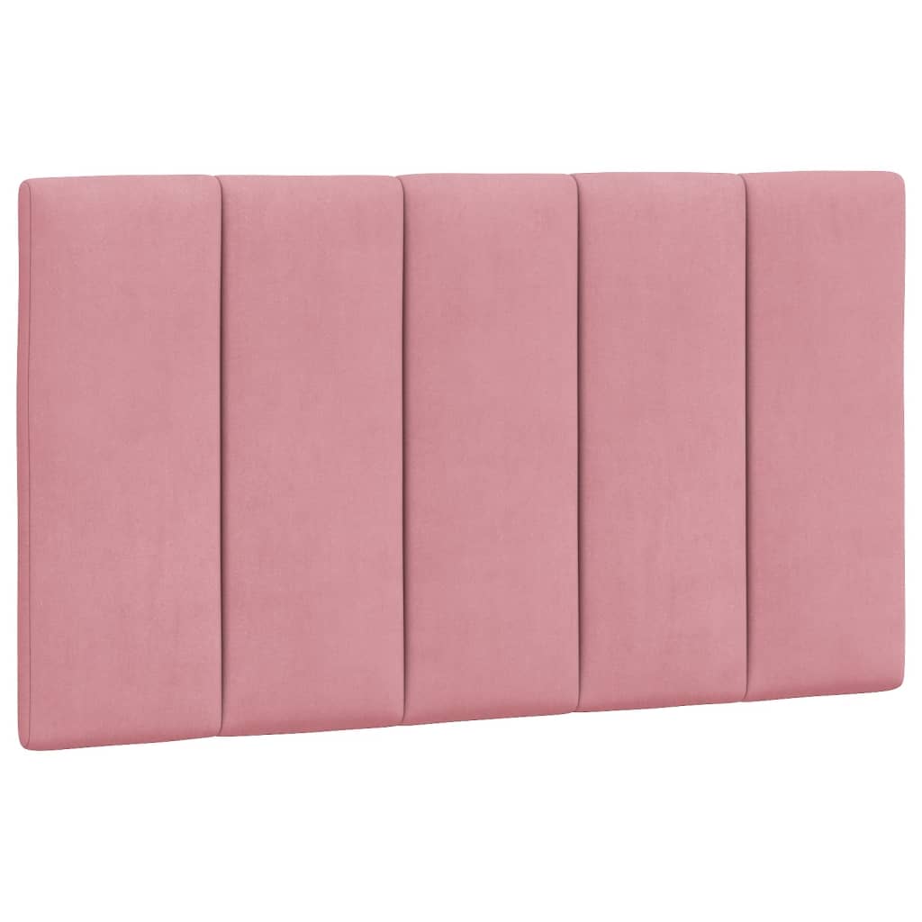 Cuscino Testiera Hanko Rosa 90 cm in Velluto