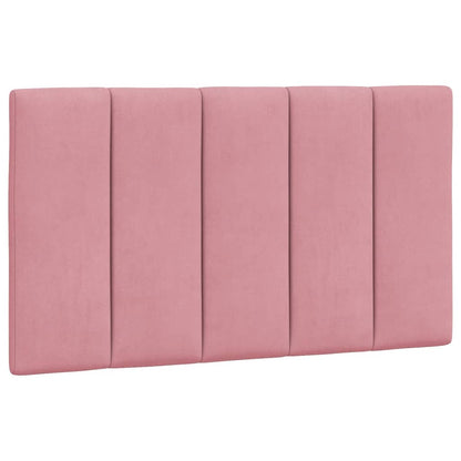 Cuscino Testiera Hanko Rosa 90 cm in Velluto