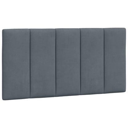 Cuscino Testiera Hanko Grigio Scuro 100 cm in Velluto