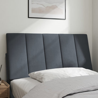 Cuscino Testiera Hanko Grigio Scuro 100 cm in Velluto