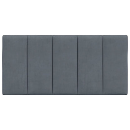 Cuscino Testiera Hanko Grigio Scuro 100 cm in Velluto