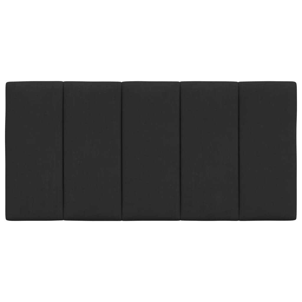 Cuscino Testiera Hanko Nero 100 cm in Velluto