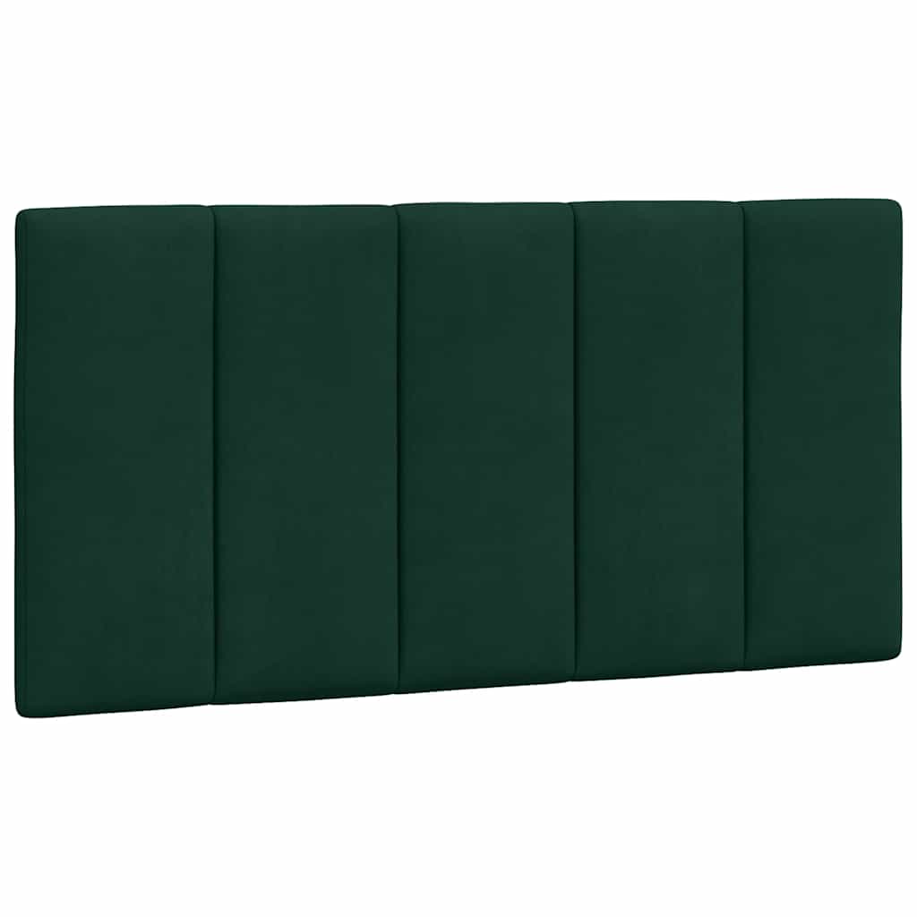 Cuscino Testiera Hanko Verde Scuro 100 cm in Velluto