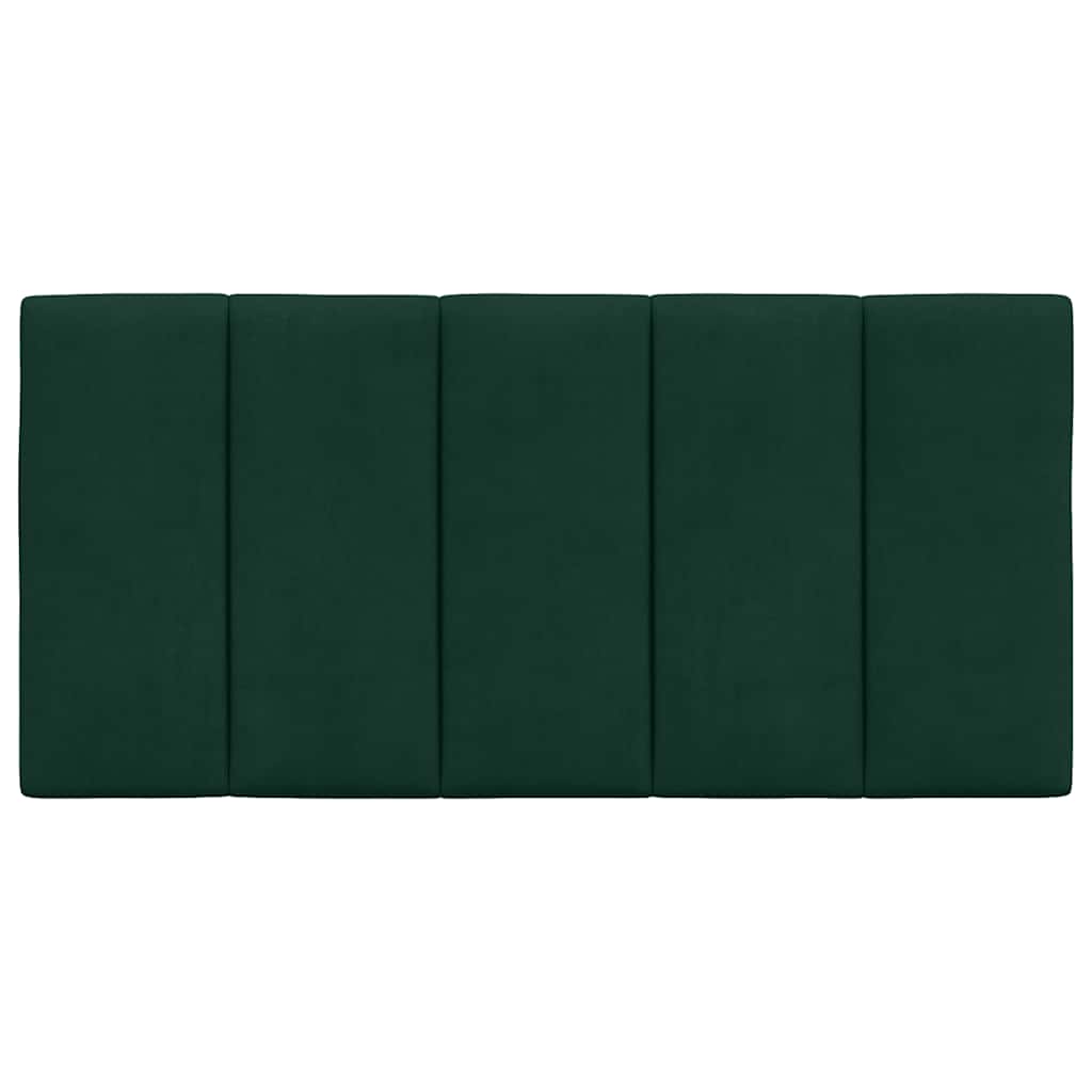 Cuscino Testiera Hanko Verde Scuro 100 cm in Velluto