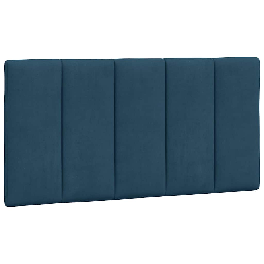 Cuscino Testiera Hanko Blu 100 cm in Velluto