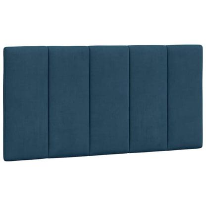 Cuscino Testiera Hanko Blu 100 cm in Velluto