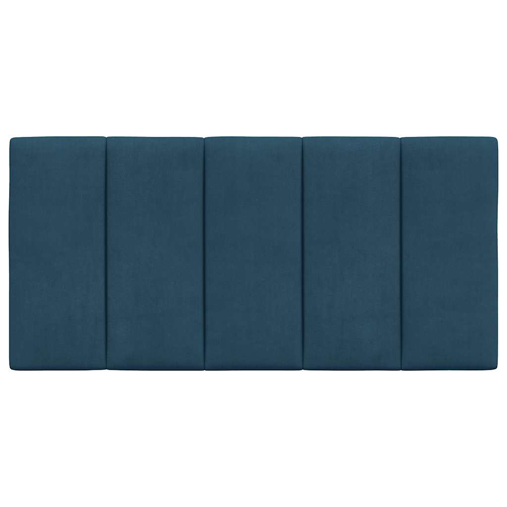 Cuscino Testiera Hanko Blu 100 cm in Velluto