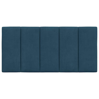 Cuscino Testiera Hanko Blu 100 cm in Velluto