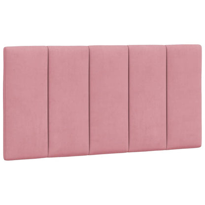 Cuscino Testiera Hanko Rosa 100 cm in Velluto