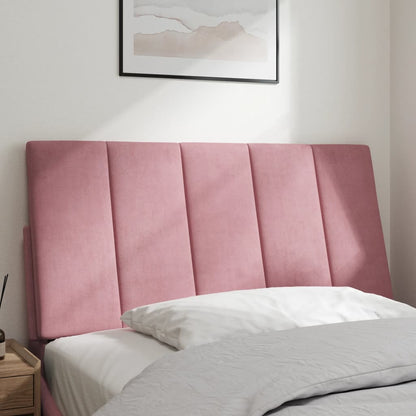 Cuscino Testiera Hanko Rosa 100 cm in Velluto