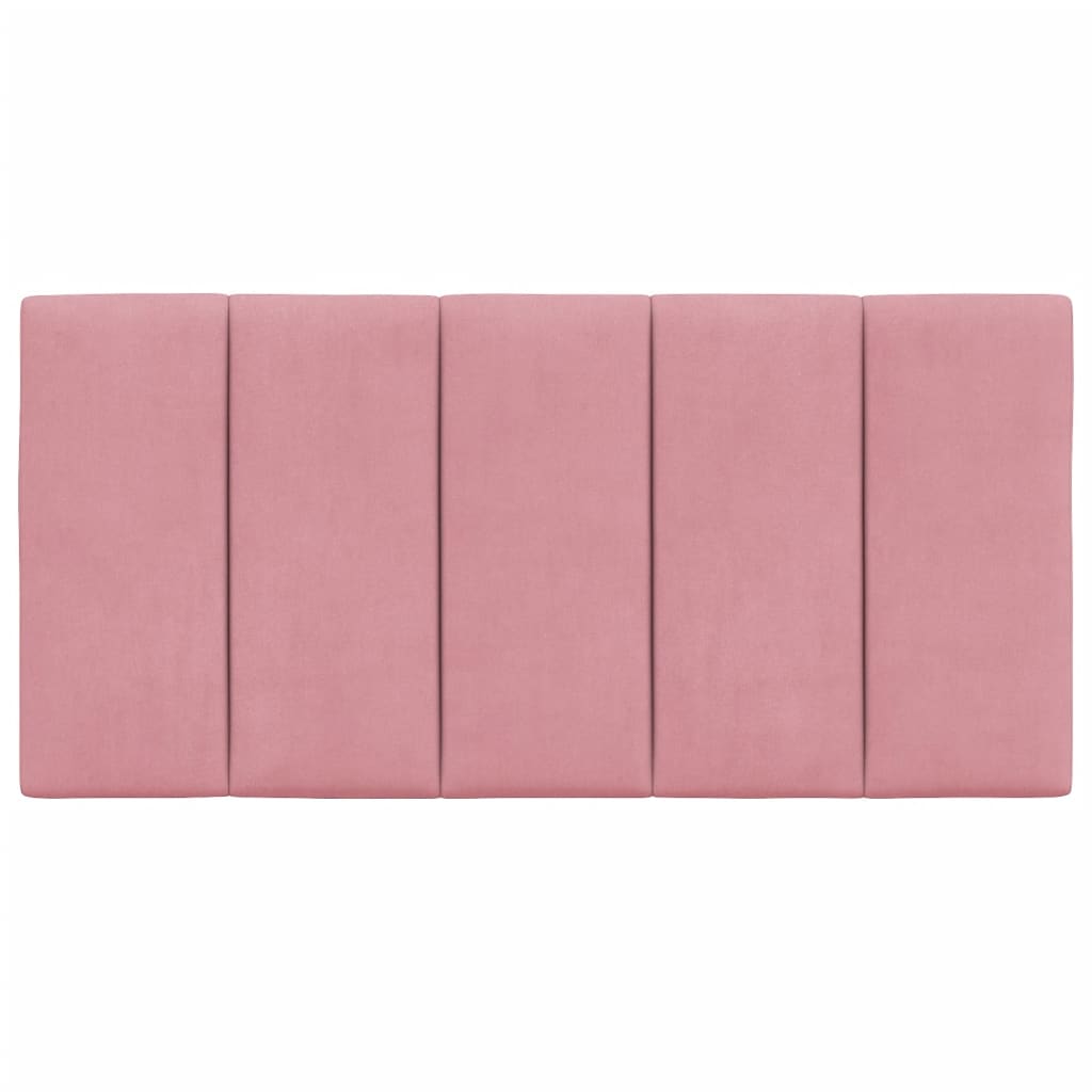 Cuscino Testiera Hanko Rosa 100 cm in Velluto