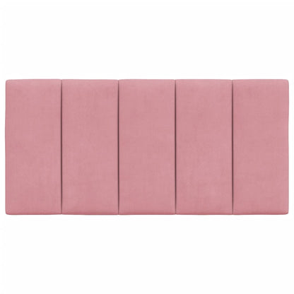 Cuscino Testiera Hanko Rosa 100 cm in Velluto
