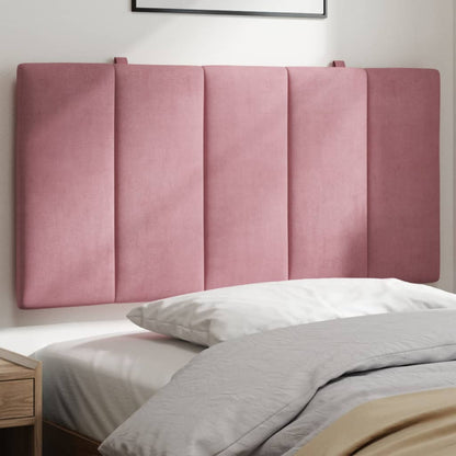 Cuscino Testiera Hanko Rosa 100 cm in Velluto