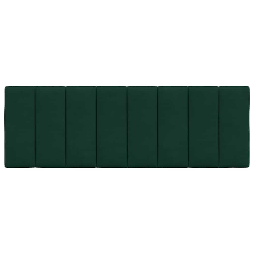 Cuscino Testiera Hanko Verde Scuro 120 cm in Velluto
