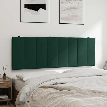 Cuscino Testiera Hanko Verde Scuro 120 cm in Velluto