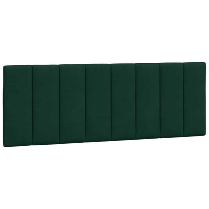 Cuscino Testiera Hanko Verde Scuro 140 cm in Velluto