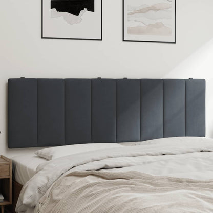 Cuscino Testiera Hanko Grigio Scuro 160 cm in Velluto